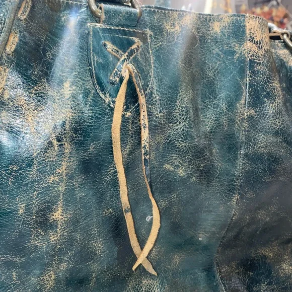 NWTs BED|STU Rockaway Handbag plus Cadence wristlet dark teal lux - Picture 5 of 15